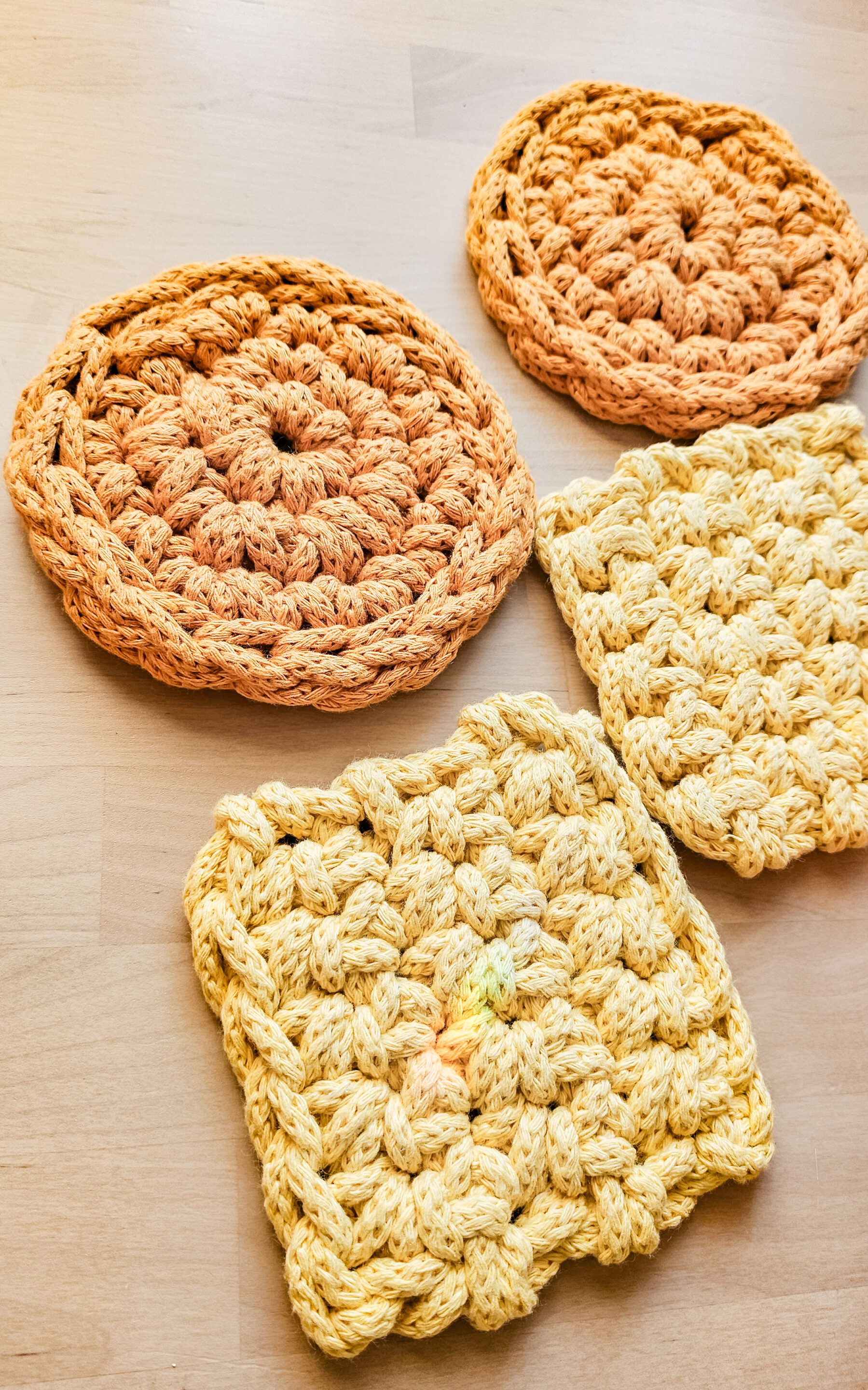 Atelier d'initiation au crochet pour débutants : dessous de verre ronds et carrés